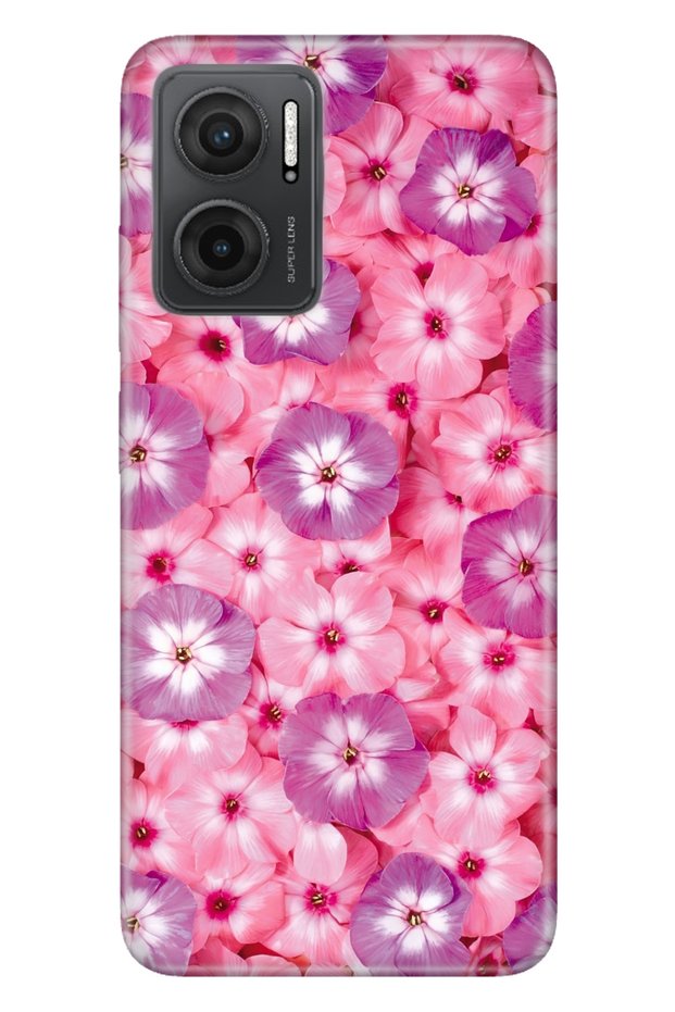 Xiaomi Redmi Note 11E Case 0.4mm Silicone Patterned Floral Sss