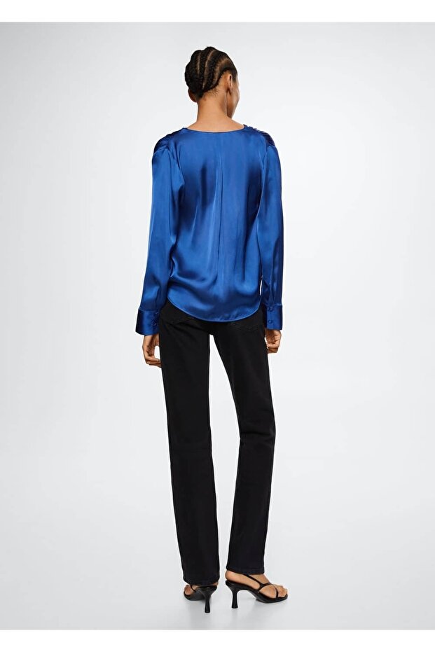 Anvelop Kesim V Yaka Bluz - 4