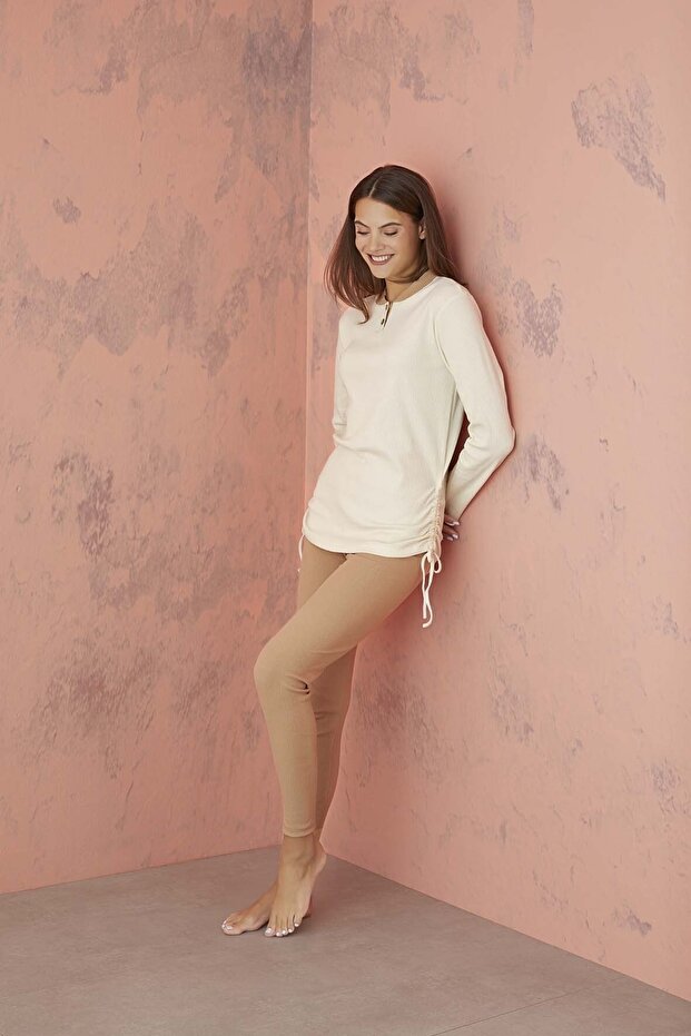 Front Buttoned Tights Set - 1