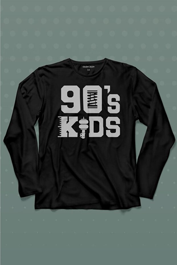 Nineties Child 90s Kids 1990s Nostalgia Long Sleeve T-Shirt Printed T-shirt