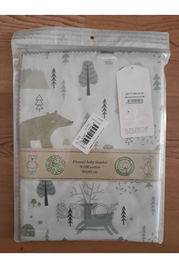 95074 بطانية أطفال من الفلانيل بنمط الغابة - 1