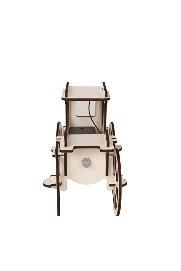Stem Led Lambalı Antika Araba