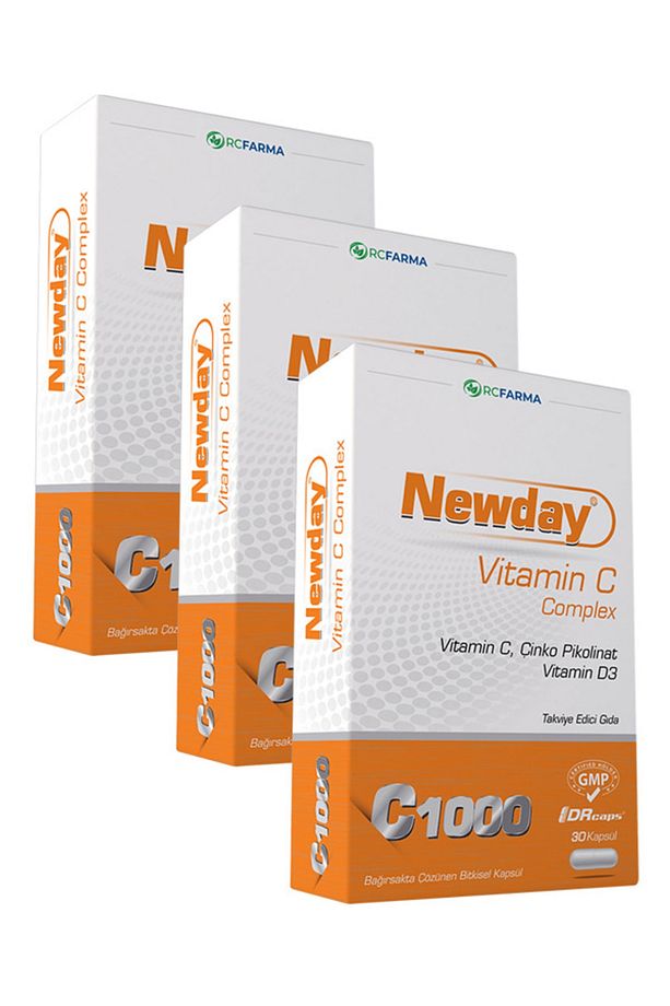Newday Vitamın C Complex Kapsül 3x - 1