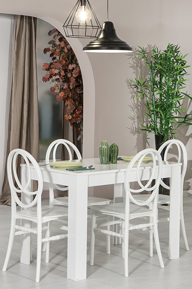 Phoenix Mutfak Sandalye -beyaz - 4