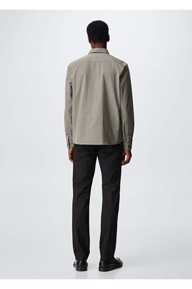 Pötikareli Gömlek Ceket - 4