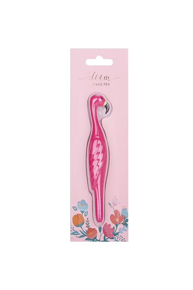 Flamingo Patterned Ballpoint Pen - 1