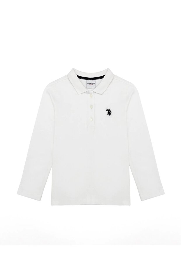 Girl's Ecru Sweatshirt Basic