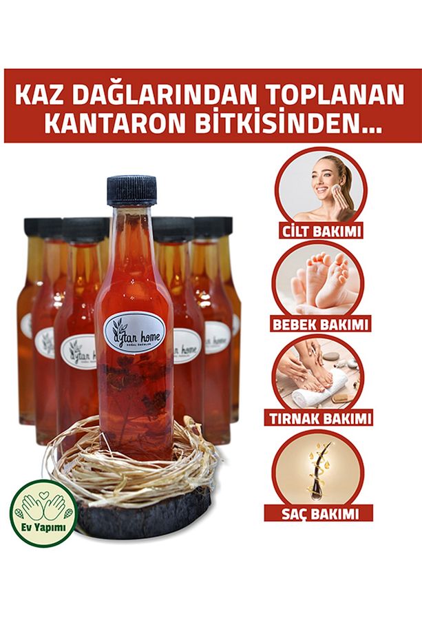Topuk Törpüsü + Kantaron Yağı Cam Şişe 100ml (ayak Bakım Seti, Ayak Törpüsü) - 5