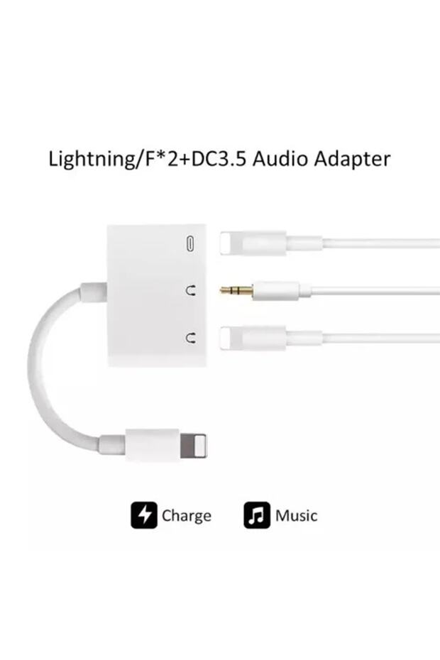 Jh-010 Lightning + Lightning + 3.5 Jack To Lightning - 1