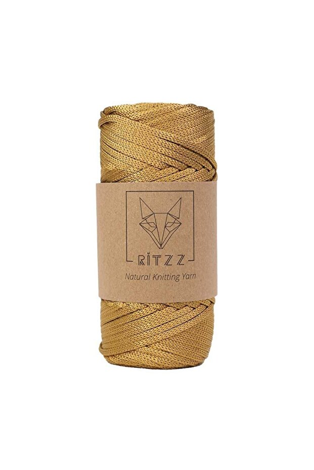 Ispustna Makrame navoj 4mm senf - 1