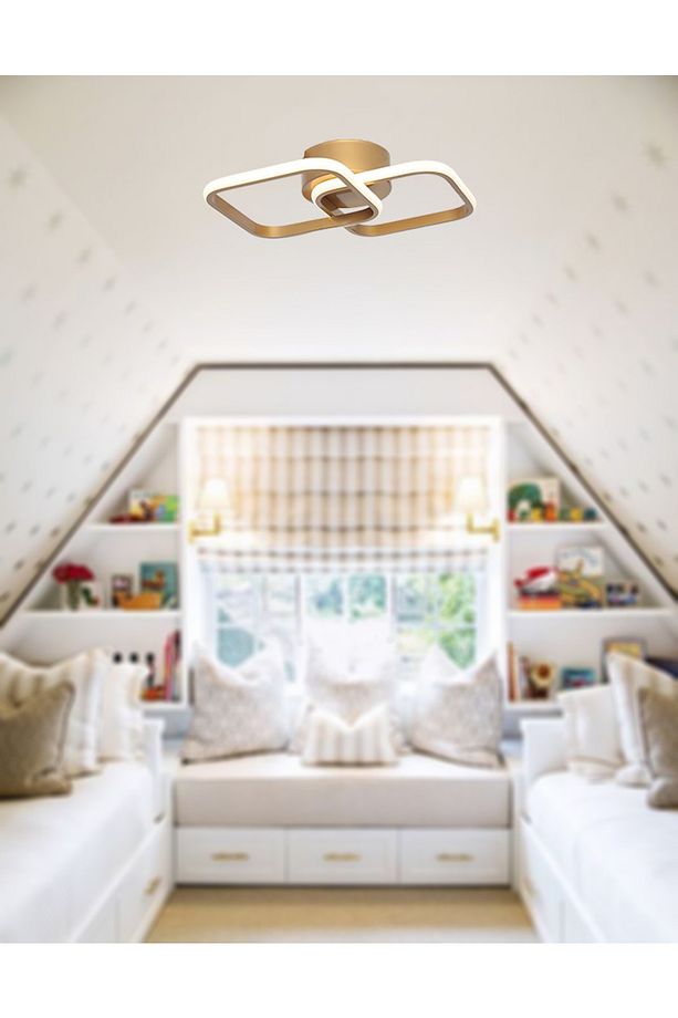 Tt405-2-esk Eskitme Boyalı 2 Li Kare 3 Renk Işık Modüllü  Led Avize - 3