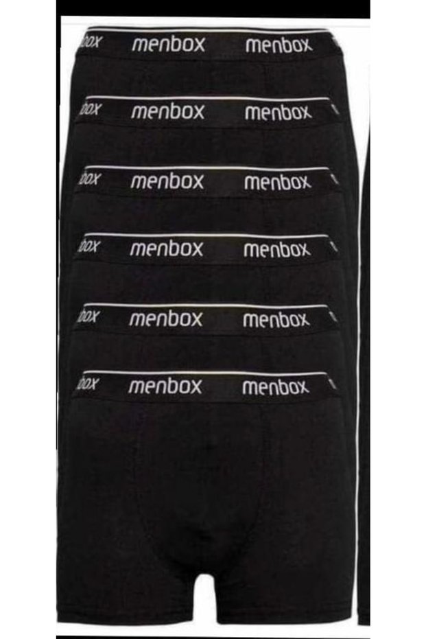 Men's Cotton Lycra 6-Pack Single Color Boxers