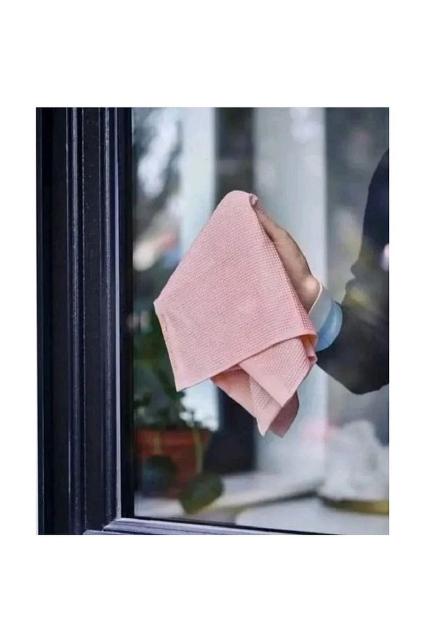 Mikrofiber Cam Bezi 2'li 40x40 Cm Sarı-pembe - 3