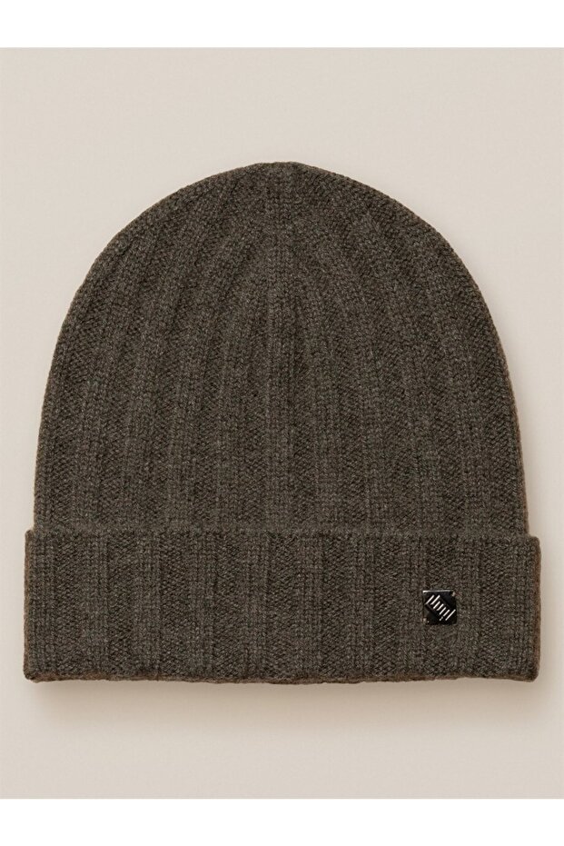 Haki Yeşil Kaşmir Bere - 1