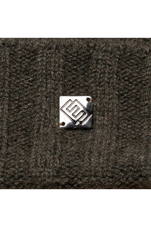 Haki Yeşil Kaşmir Bere - 2