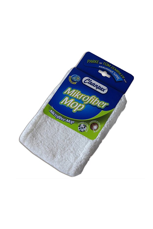 قطع غيار ممسحة ميكروفايبر باللون الأبيض 50 سم - 2