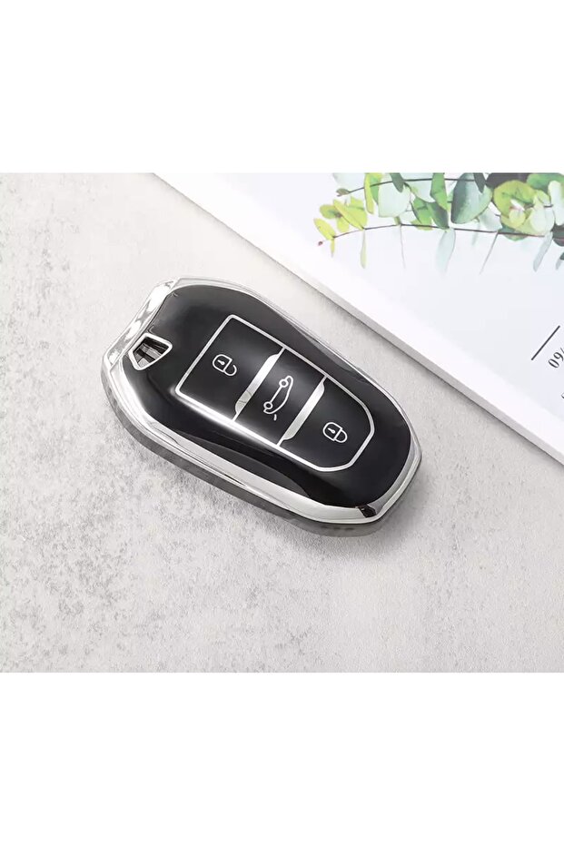 Opel Grandland Corsa F Case Astra H Key Case Without Waterproof Model Black/silver