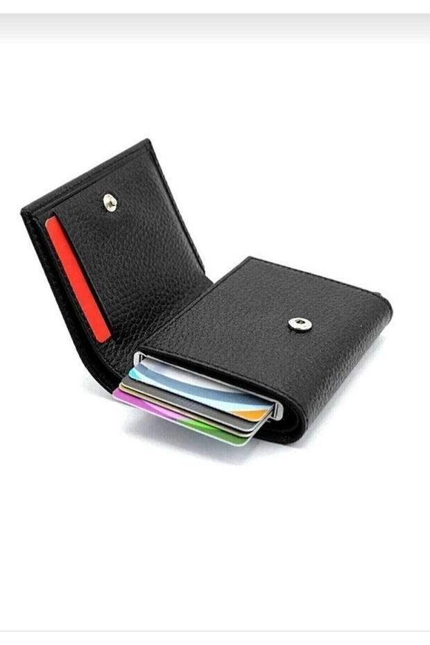 Mekanizmalı Deri Cüzdan - 1