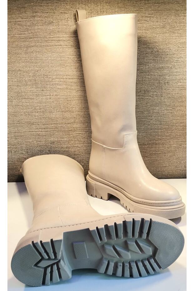 904 Çekme Çizme Bej - 2