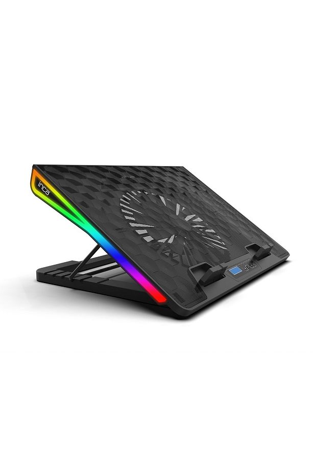 Inc-608gms Arrax Series Big Fan, Rgb Frame, Lcd Panel, 7 Rgb Mode, 5 Steps 13 ”-18” Gaming - 1