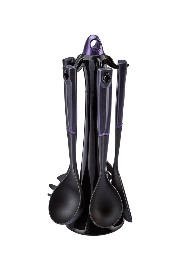 Akasya 6 Parça Servis Seti Mor - 5