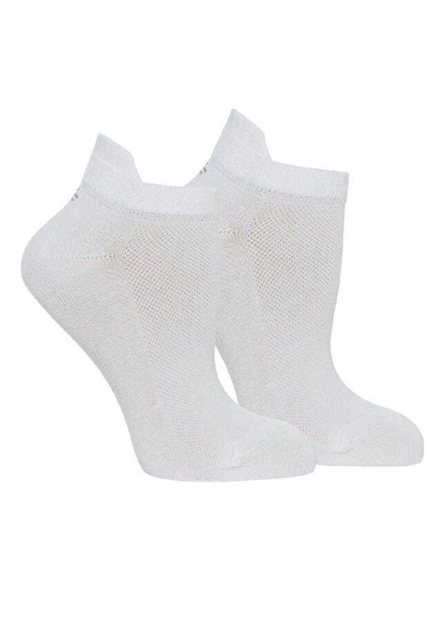Bambu 3lü Patik Çorap Beyaz Hzts42 - 1