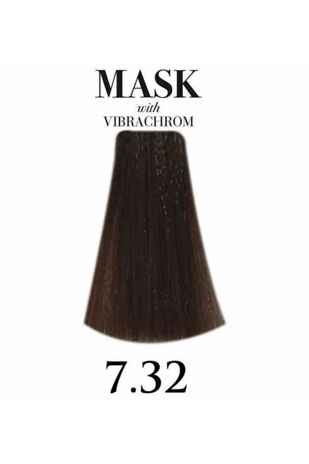 Mask Vibrachrom 7,32 Altın Viyole Kumral Saç Boyası 100ml - 1