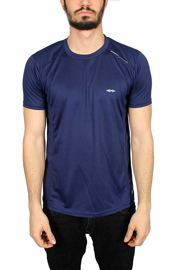 Lacivert Basic Antreman Tişört - 1