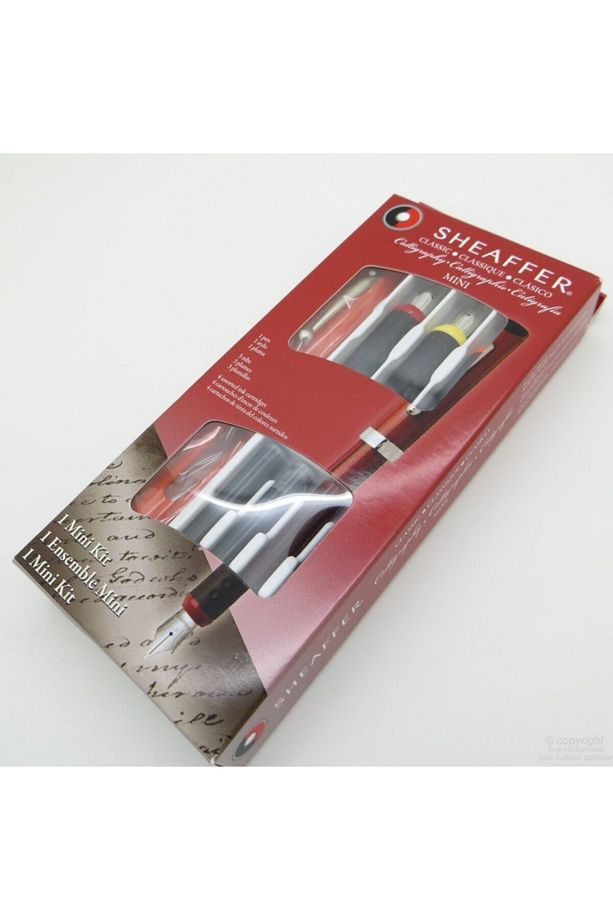 Calligraphy Mini Set Turuncu | 1 Kalem + 3 Uç + 4 Kartuş | Calligraphy | Isme Özel Set - 1