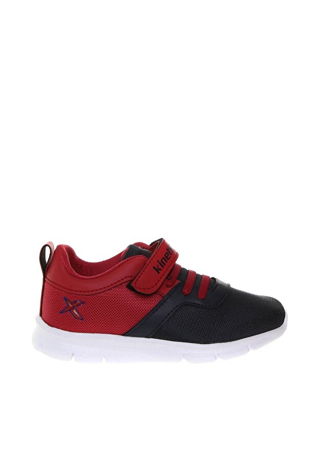 ANKA Navy Blue Red Boy's Walking Shoes 100242988