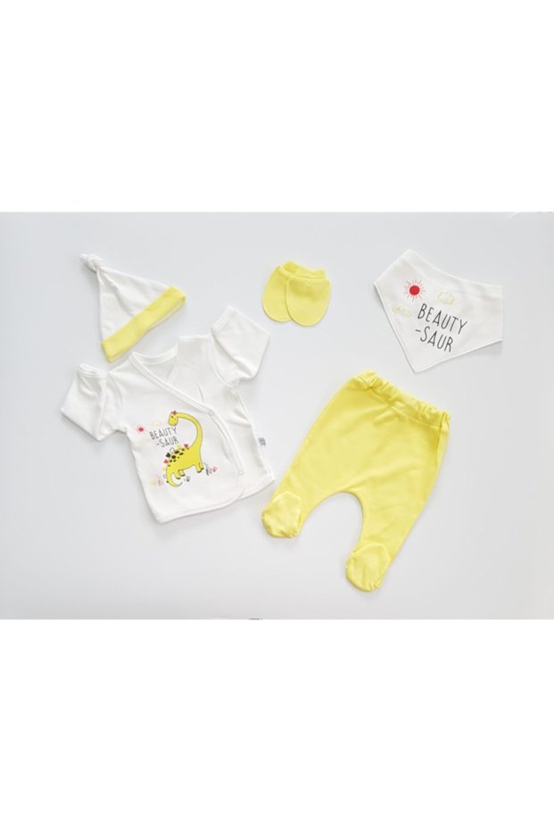 Beauty Saur - yellow - 5-Piece Hospital Exit Set