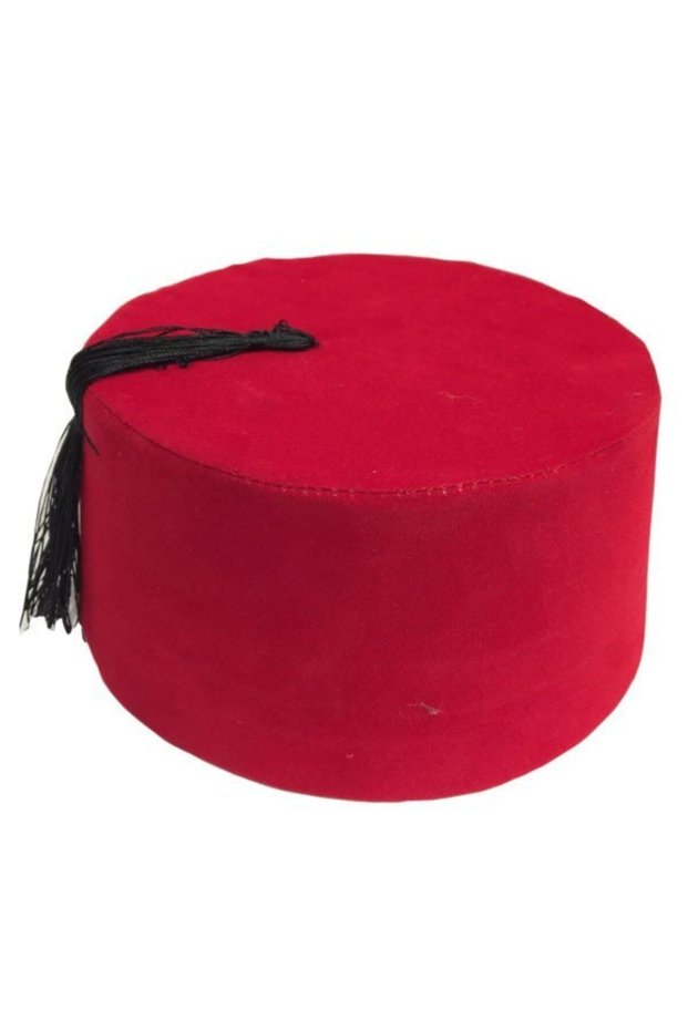 Ottoman Red Fes Groom Fesi Henna Fessels