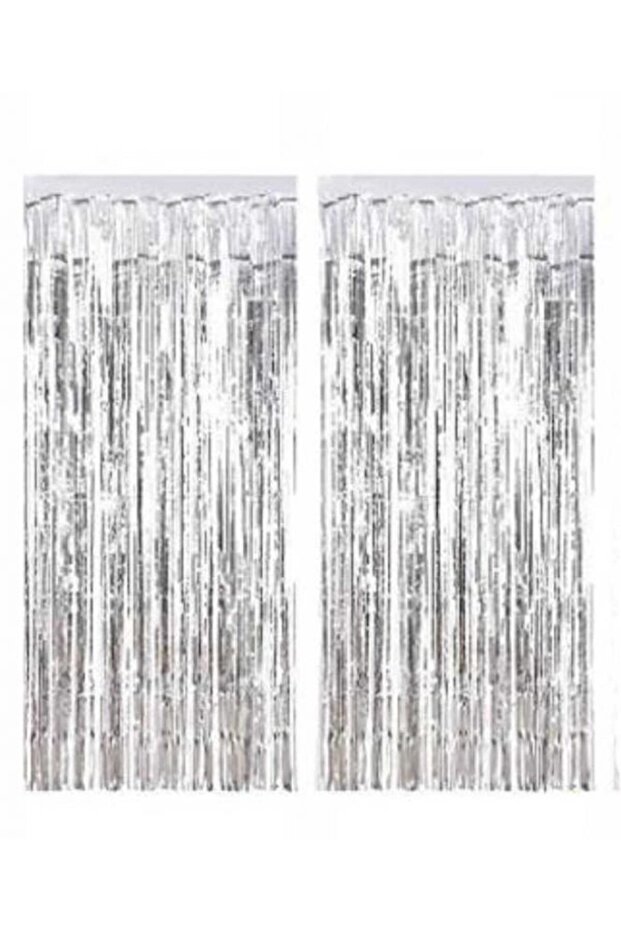 Metalized Silver Background Ornament