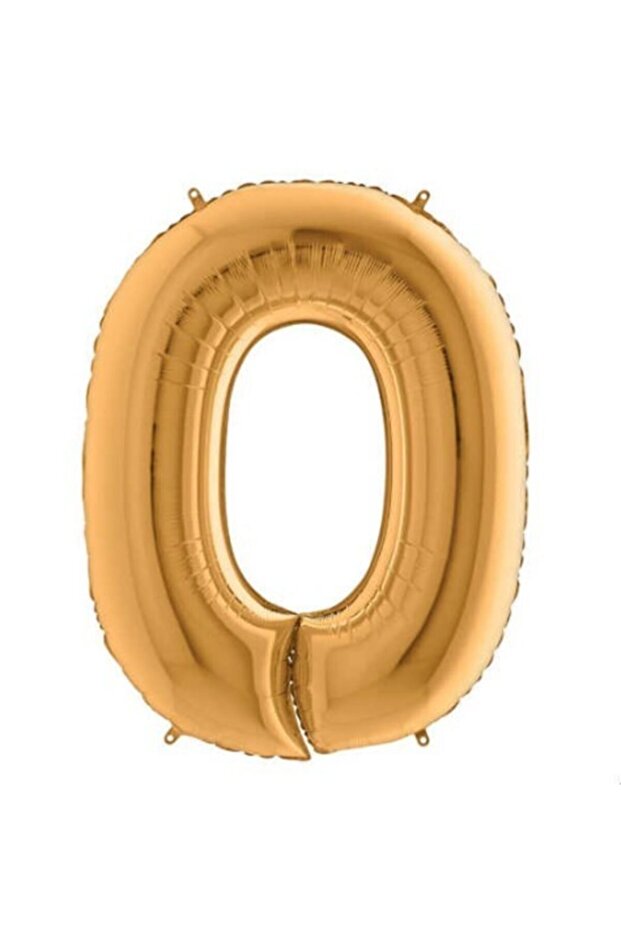 Giant Foil Number 102 Cm Balloon Gold 0