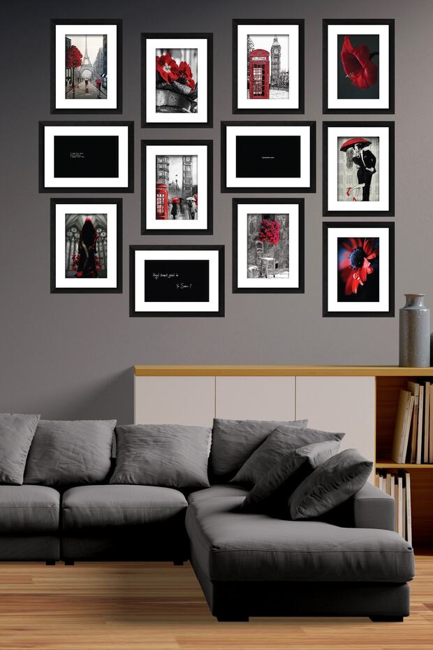 Modern Style 12 Parçalı Mdf Tablo Mck016 - 1