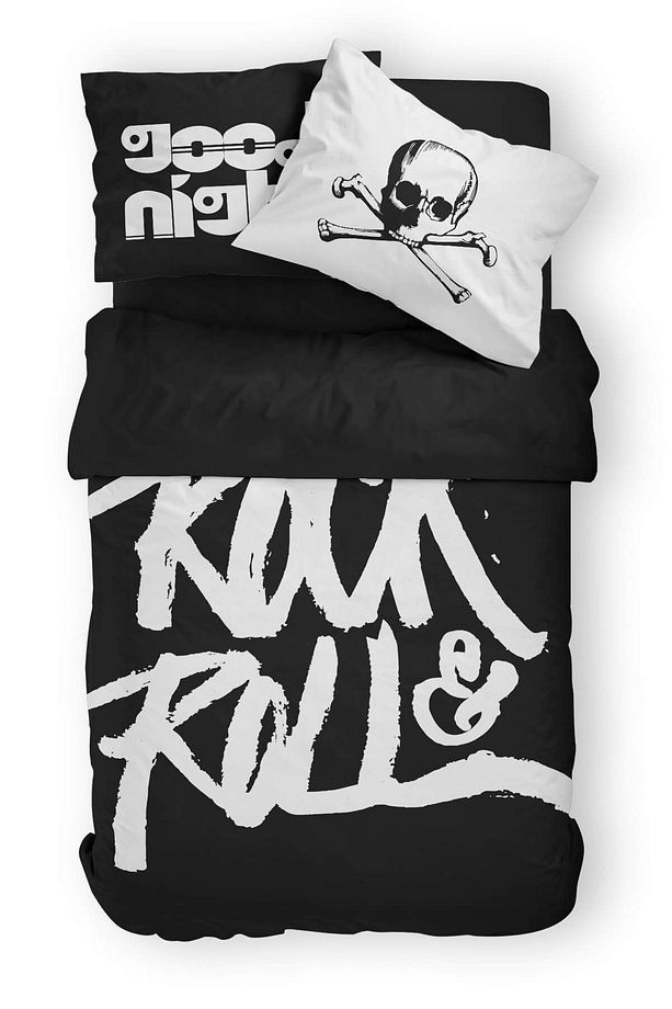Tek Kişilik Rock'n Roll Genç Nevresim Takımı - 1
