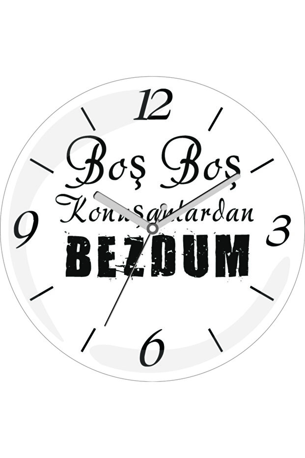 ساعة حائط زجاجية حقيقية منحنية من Bezdum من المتحدثين الفارغين