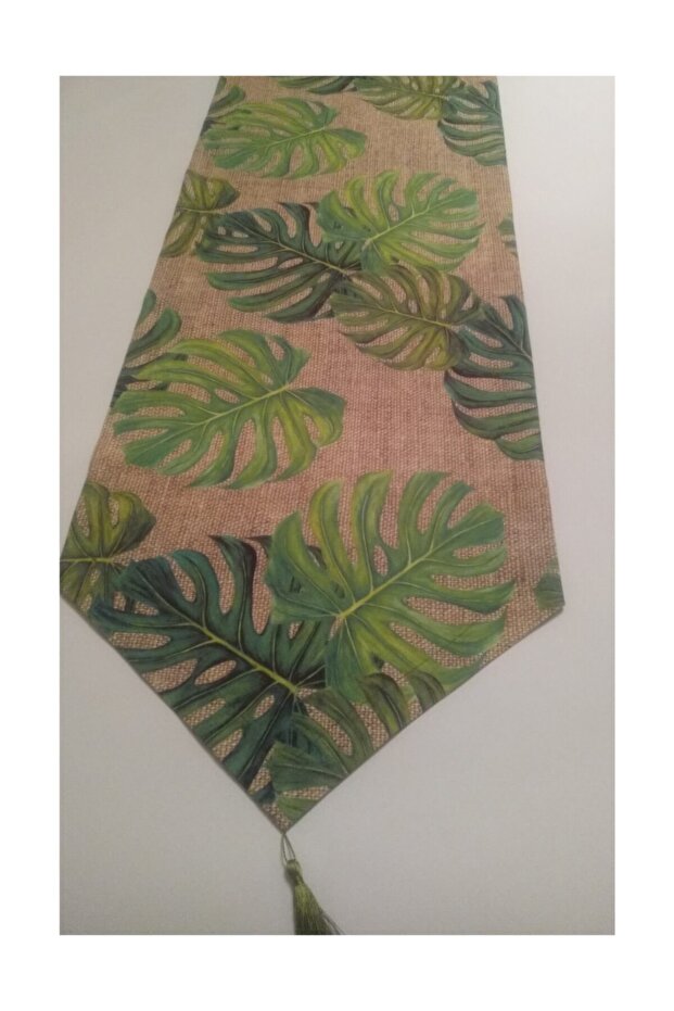 عداء منقوش وحيد الجمل الأخضر (مفرش المائدة) - 2