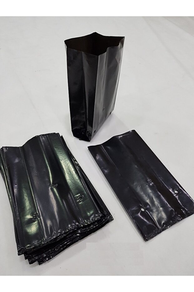 Fidan Poşeti 17x30 cm  Fide Torbası Fidan Yetiştirme Poşeti 10 Adet - 2