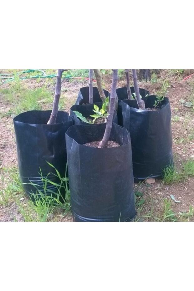 Fidan Poşeti 22x40 cm 10 Adet Fidan Torbası Fidan Yetiştirme Poşeti - 1