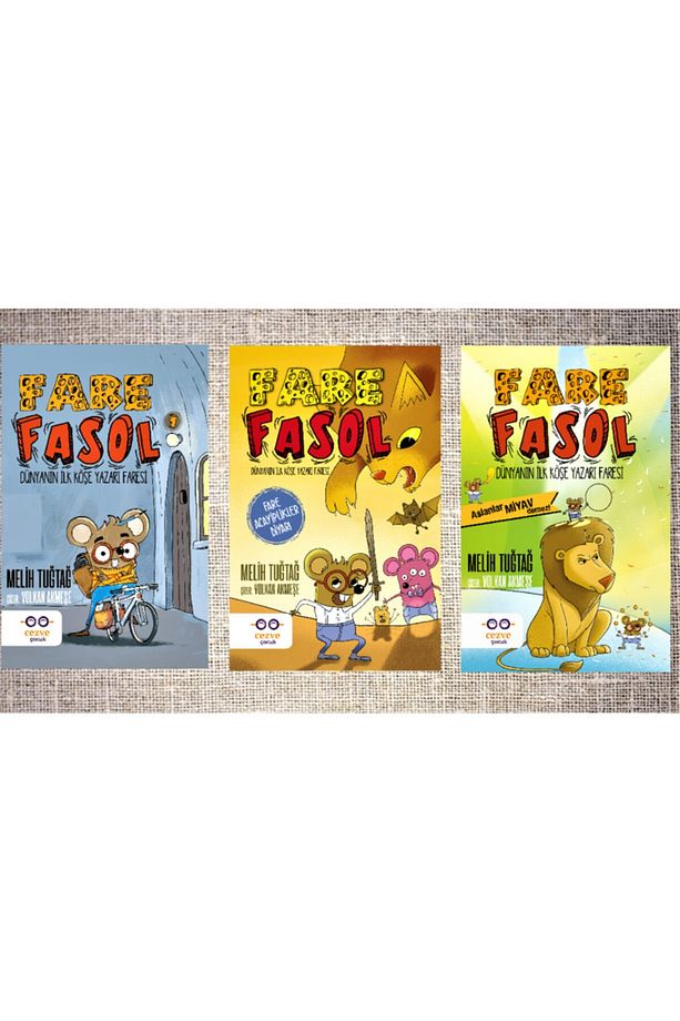 Fare Fasol 3 Kitap Set - Melih Tuğtağ - 1