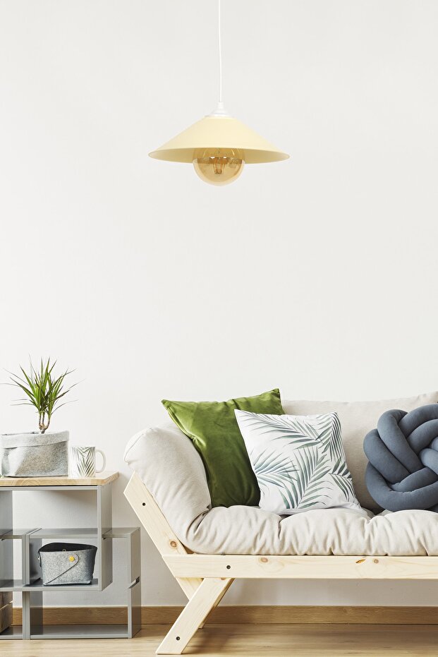 Bej Pan Tekli Retro Avize - 2