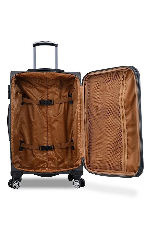 Gri Unisex 3'Lü Valiz Seti Fsl010 4 Tekerlekli - 6
