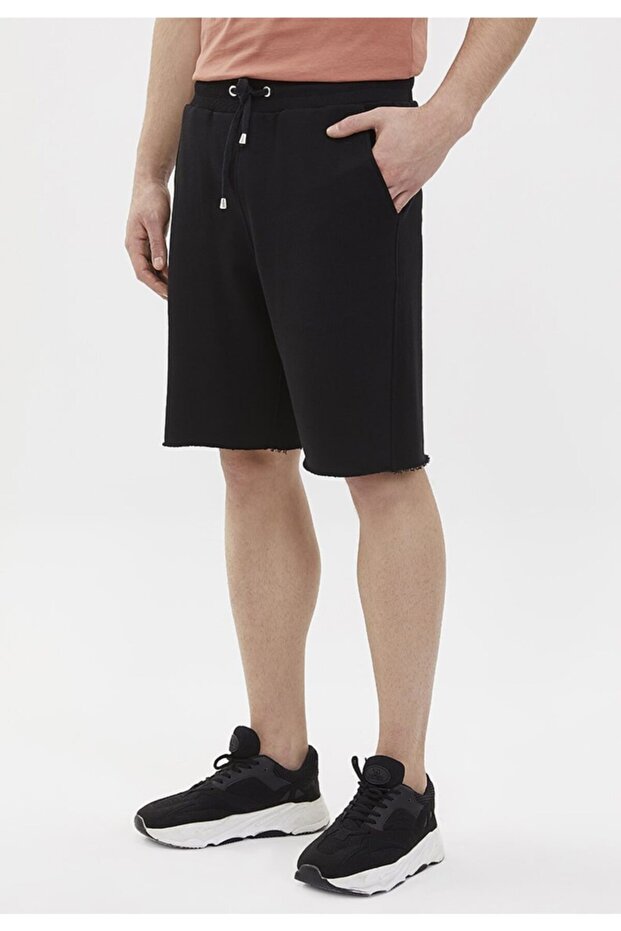 Erkek Siyah Essentıals Şort - 3