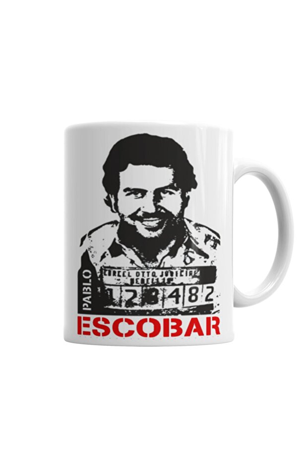كوب بابلو اسكوبار زجاج بورسلين
