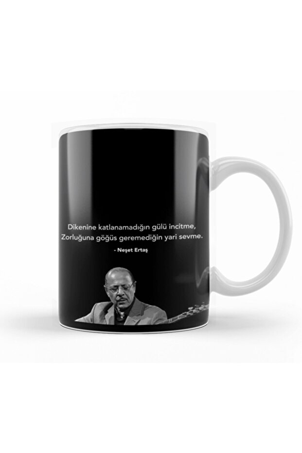 Neşet Ertaş Söz Mug Glass Porcelain