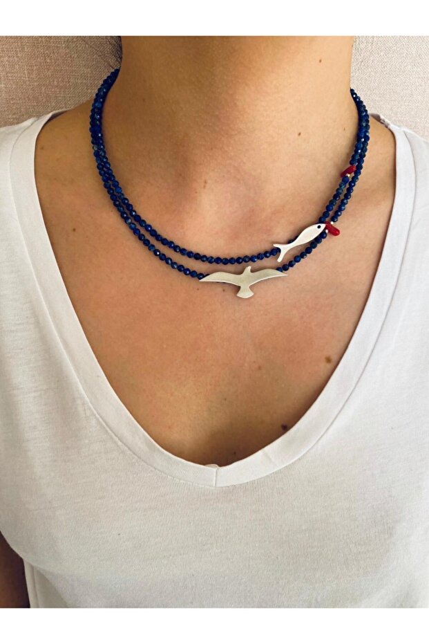 Martı Balık Kolye - 1