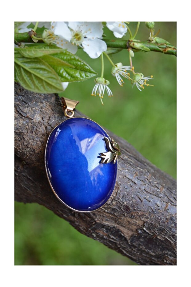 El Yapımı Çini Kolye - 1