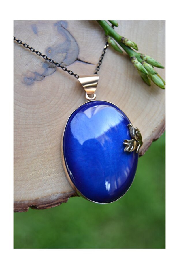 El Yapımı Çini Kolye - 3