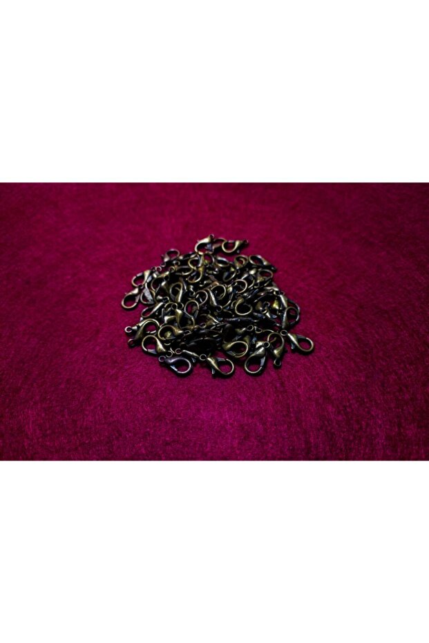 Antique Green Parrot Necklace - 100 Pcs Bracelet & Clips Set